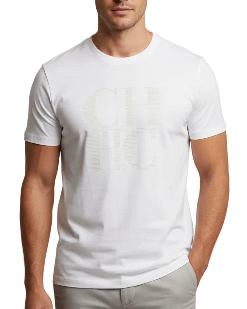 Carolina Herrera White T-Shirt CH Print · Premium Avenue