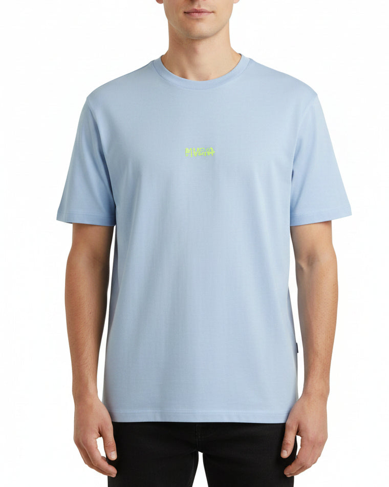 Hugo Dindion T-Shirt Pastel Blue · Premium Avenue