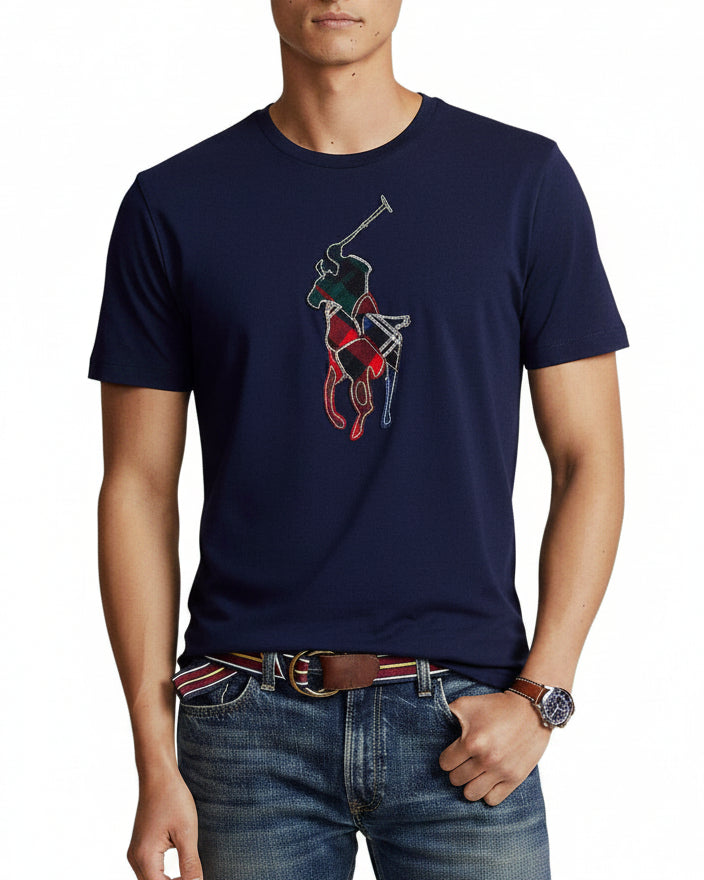 Polo Blue Tee Patch · Premium Avenue