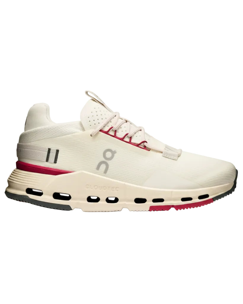 ON - CLOUDNOVA 2 IVORY/GRENADINE