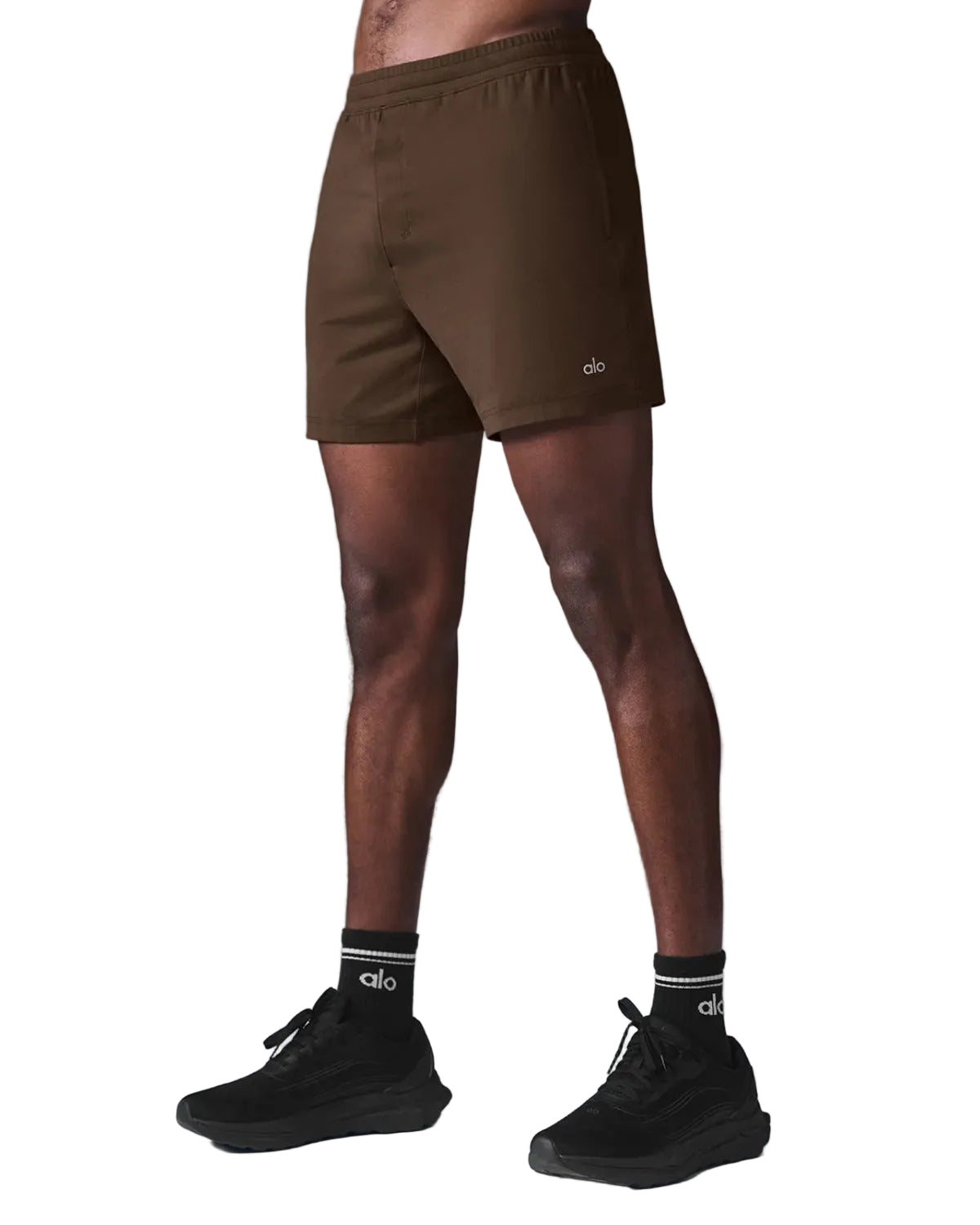 Alo Conquer React Performance Short Espresso · Premium Avenue