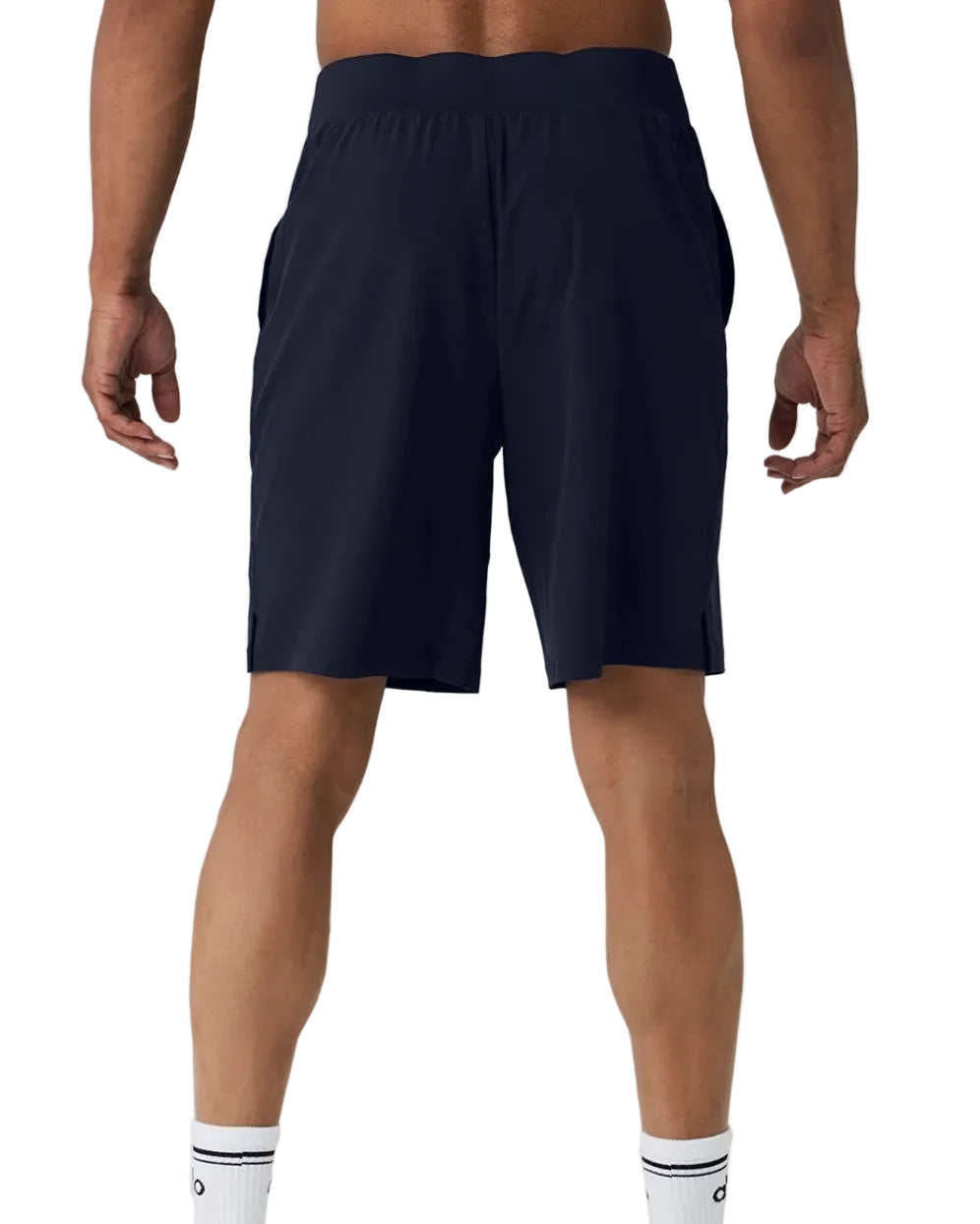 Alo 9" Repetition Short Navy · vista trasera · Premium Avenue