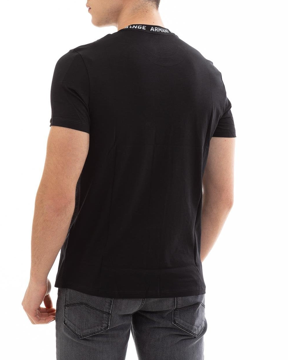 ARMANI EXCHANGE - T-SHIRT GIROCOLLO BLACK