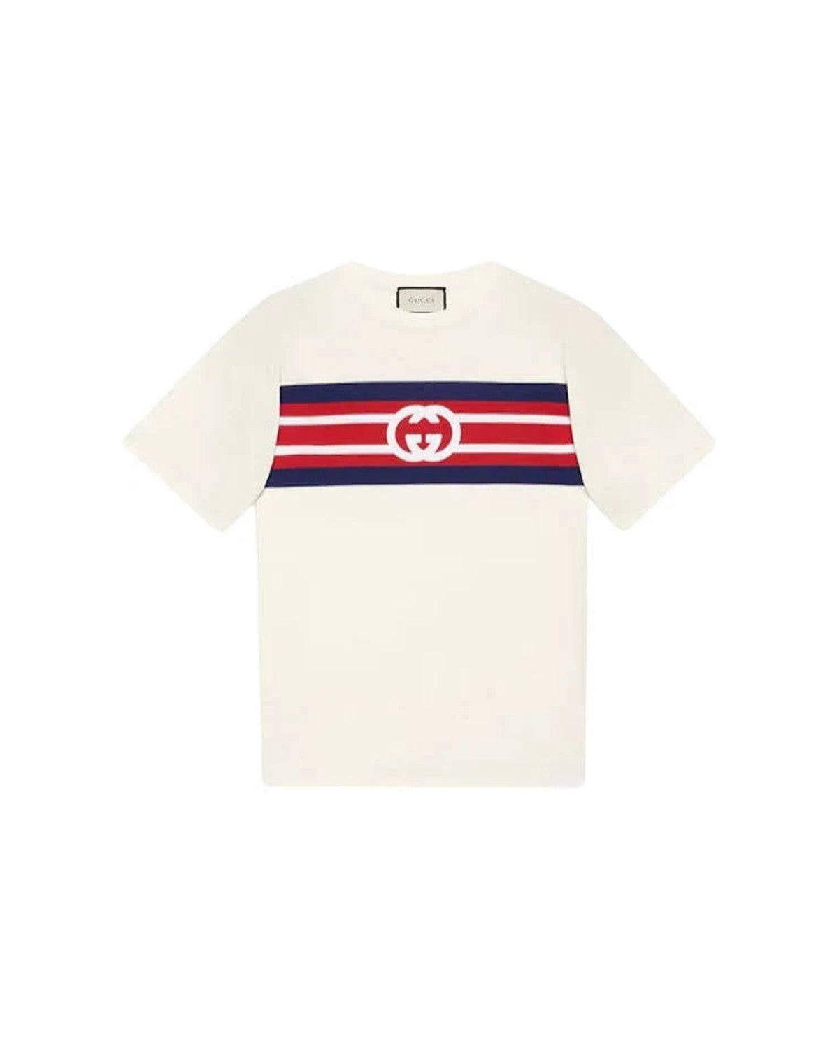 Gucci GG T-Shirt White/Red/Blue · Premium Avenue
