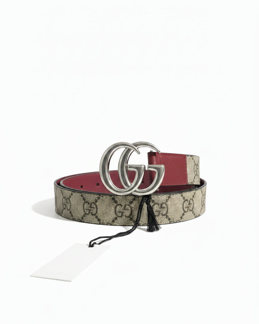 Gucci Accesorio J G Belt Gg Supreme Red · Premium Avenue