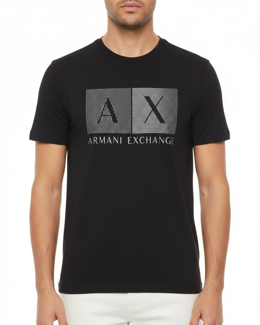 Armani Exchange Ropa Girocollo Manica Corta T-shirt XM001803 AF18553 Black · Premium Avenue