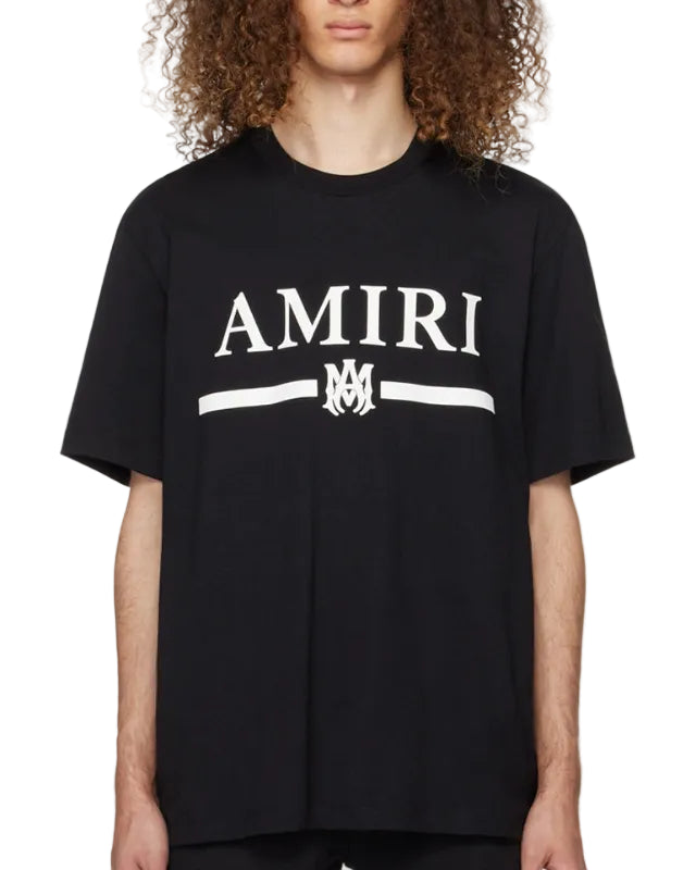 Amiri Ropa Ma Bar Logo Tee Black · Premium Avenue