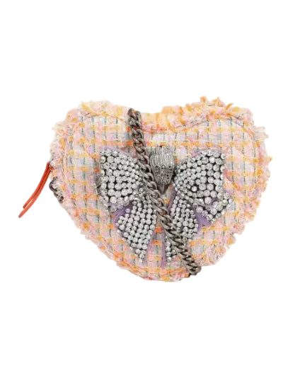 Kurt Geiger London Bolsa Kensigton Bow Heart Orange · Premium Avenue