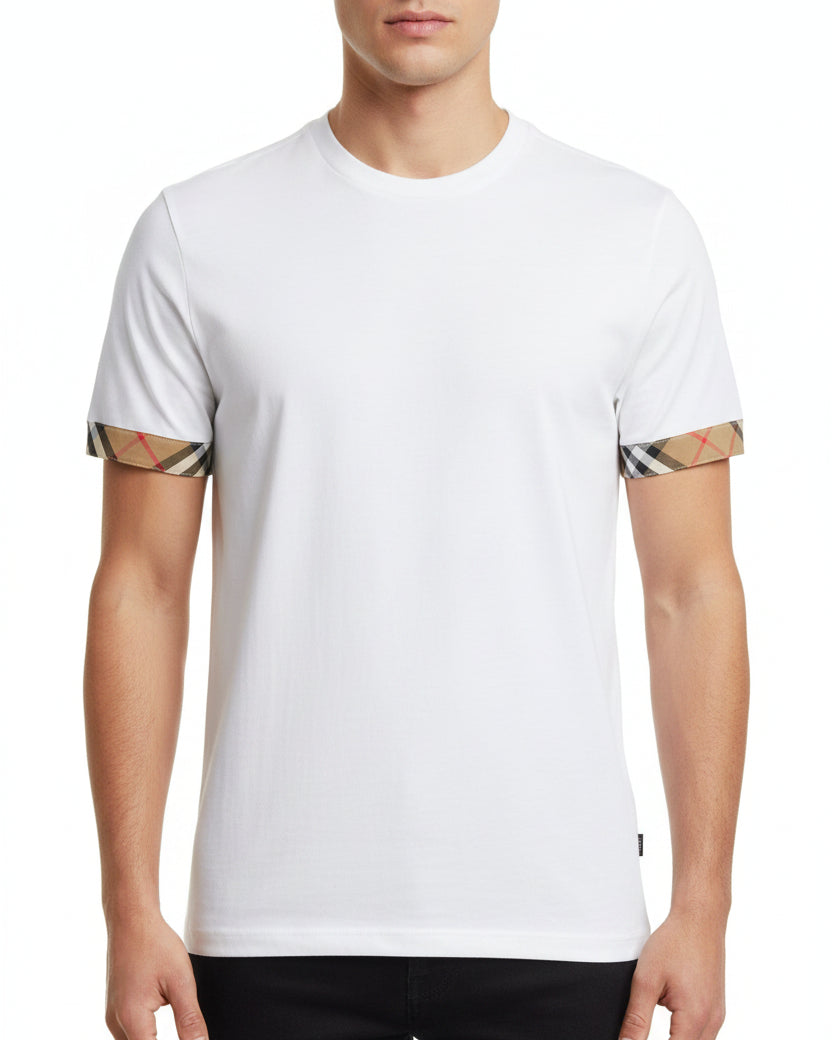 Burberry Ellison Check T-Shirt White · Premium Avenue
