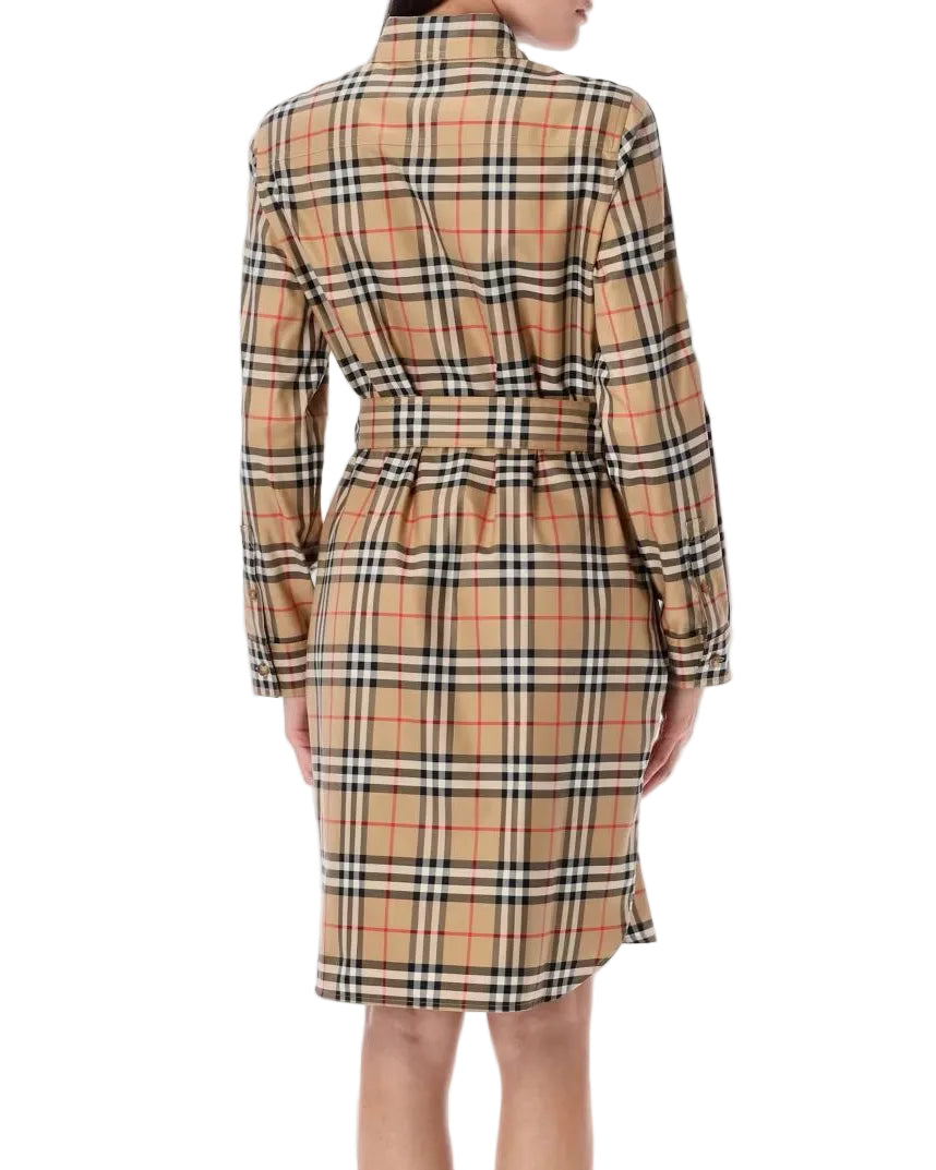BURBERRY - IVERY CHECK TAUPE BROWN
