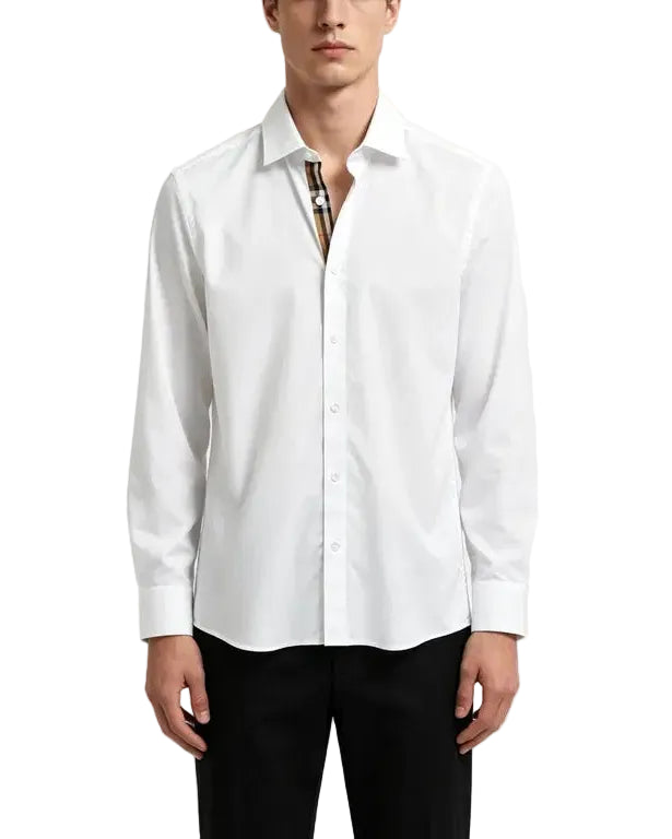 BURBERRY - SHEFFORD LS OPTIC WHITE