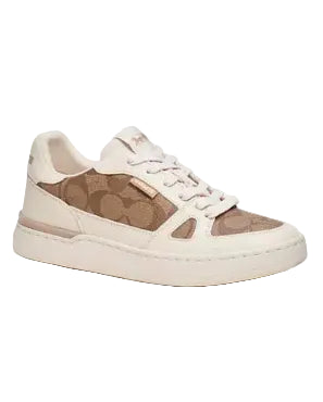 COACH - CLIP SIGNATURE COURT LT KHAKI/CHALK