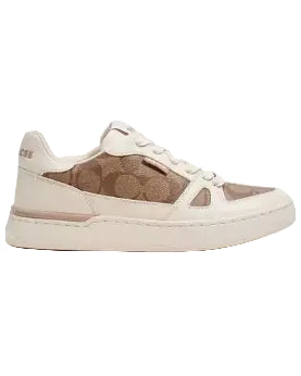 COACH - CLIP SIGNATURE COURT LT KHAKI/CHALK