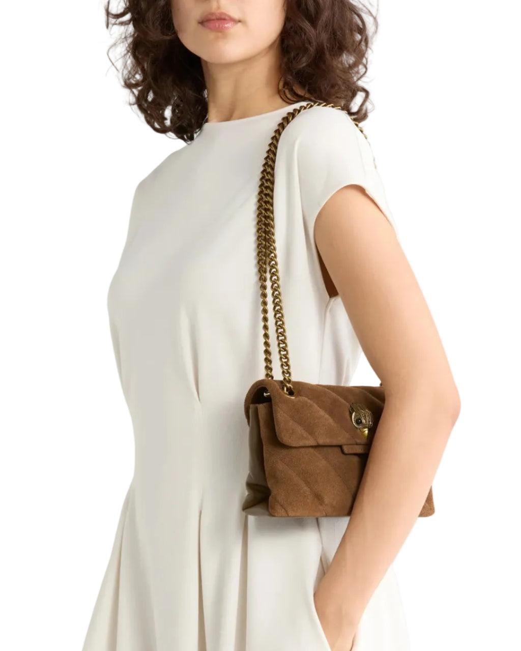 KURT GEIGER - MINI SOHO BAG BROWN