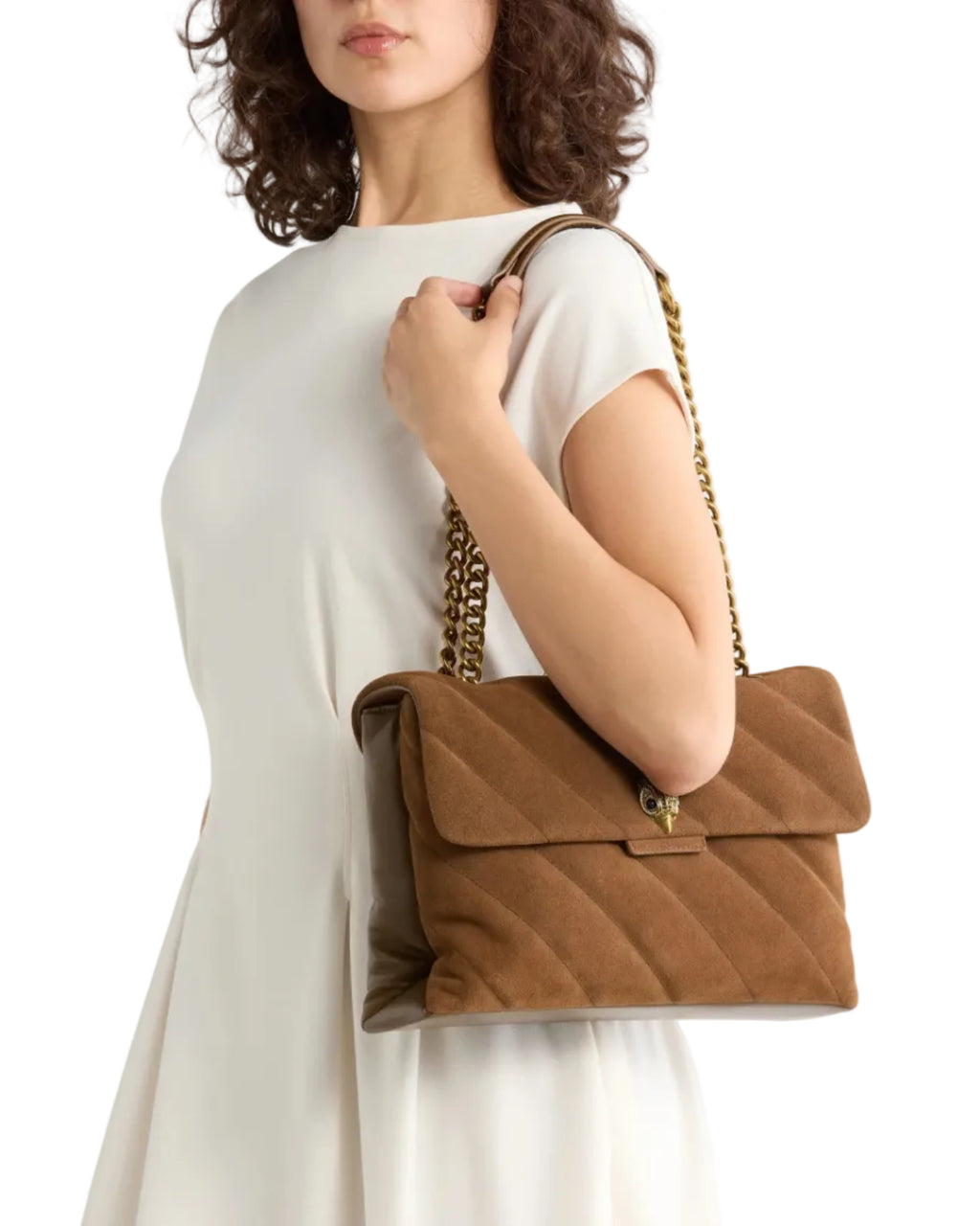 KURT GEIGER - LG SOHO BAG BROWN