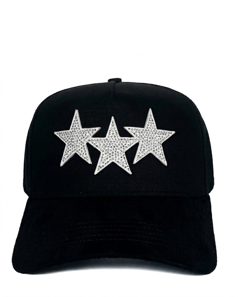 Star Hats Club Gorra Triple Star Black/White · Premium Avenue