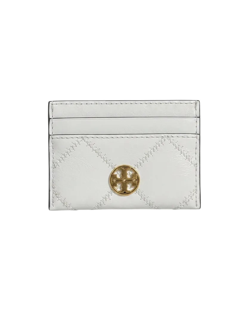 Tory Burch Bolsa Slim Card Case White · Premium Avenue