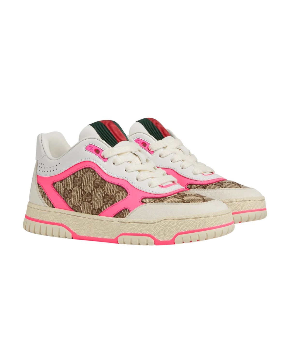 Gucci Re-Web Sneaker GG Supreme Pink · Premium Avenue