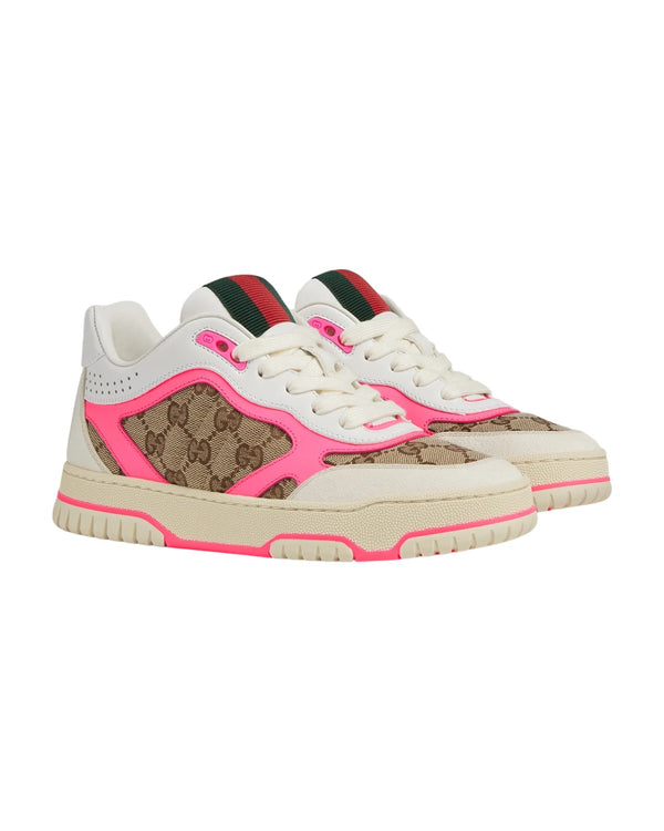 Gucci Re-Web Sneaker GG Supreme Pink · Premium Avenue