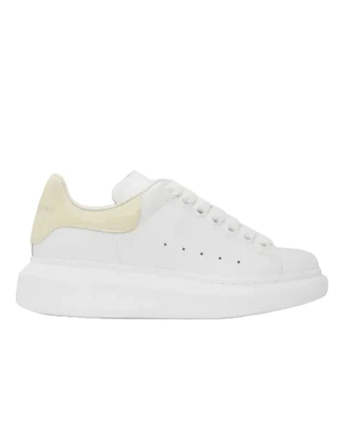ALEXANDER MCQ - NEW TECH CALF WHITE/PRIMROSE