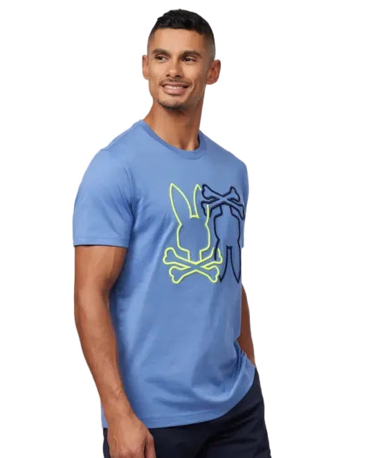 Psycho Bunny Ropa Winton Embroired Tee Blue · Premium Avenue