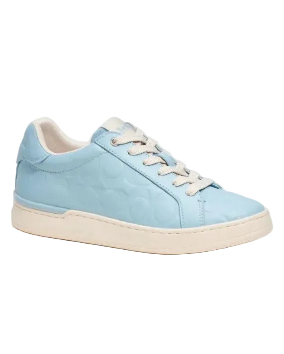 Coach Calzado Clip Signature Embos Lowto Blue · Premium Avenue