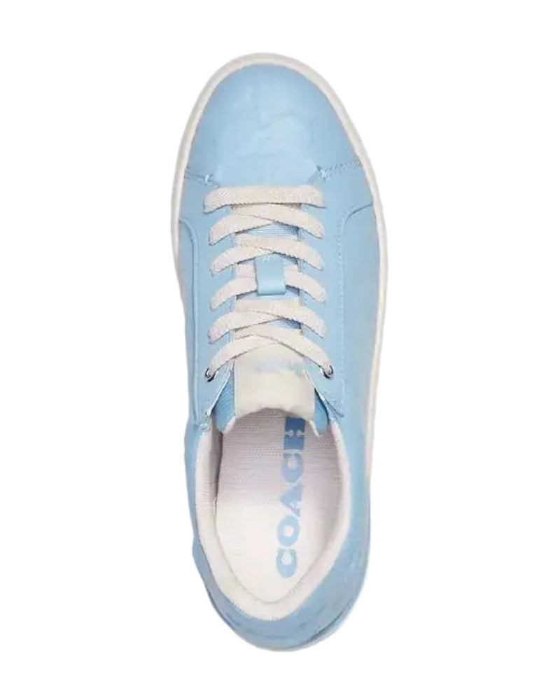Coach Calzado Clip Signature Embos Lowto Blue · Premium Avenue