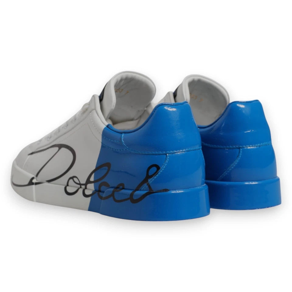 DOLCE & GABBANA - BASSA VIT.NAPPATO VERN BLUE/WHITE