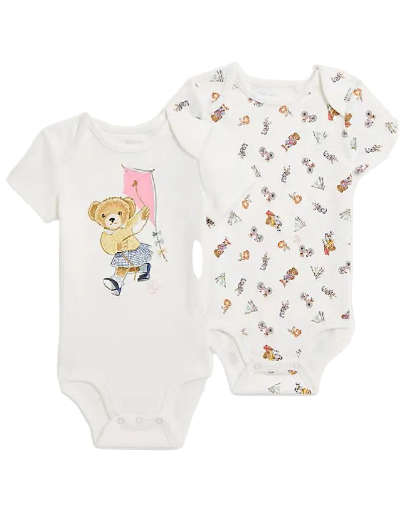 POLO - BABY BODYSUIT BEAR PINK