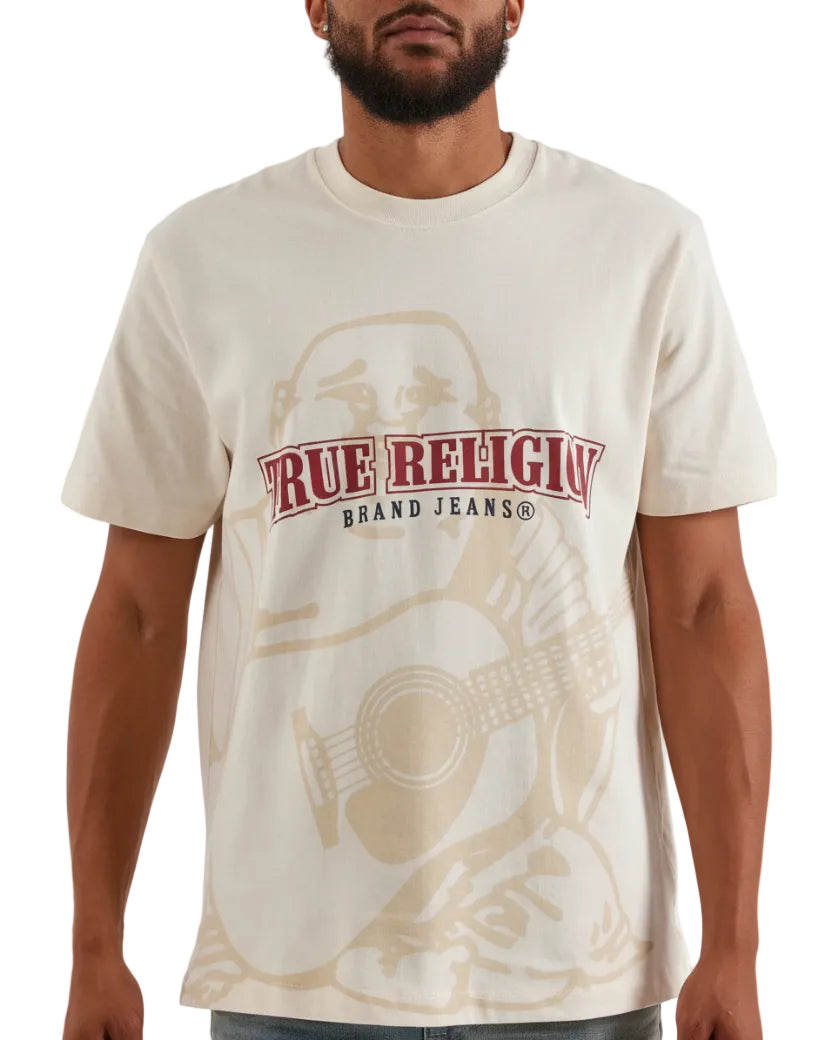 True Religion Ropa Ss Shadow Logo Tee Winter White · Premium Avenue