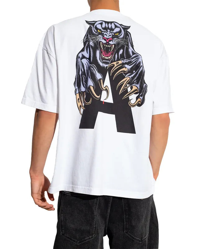 ALL SAINTS - BEAST SS CREW OPTIC WHITE
