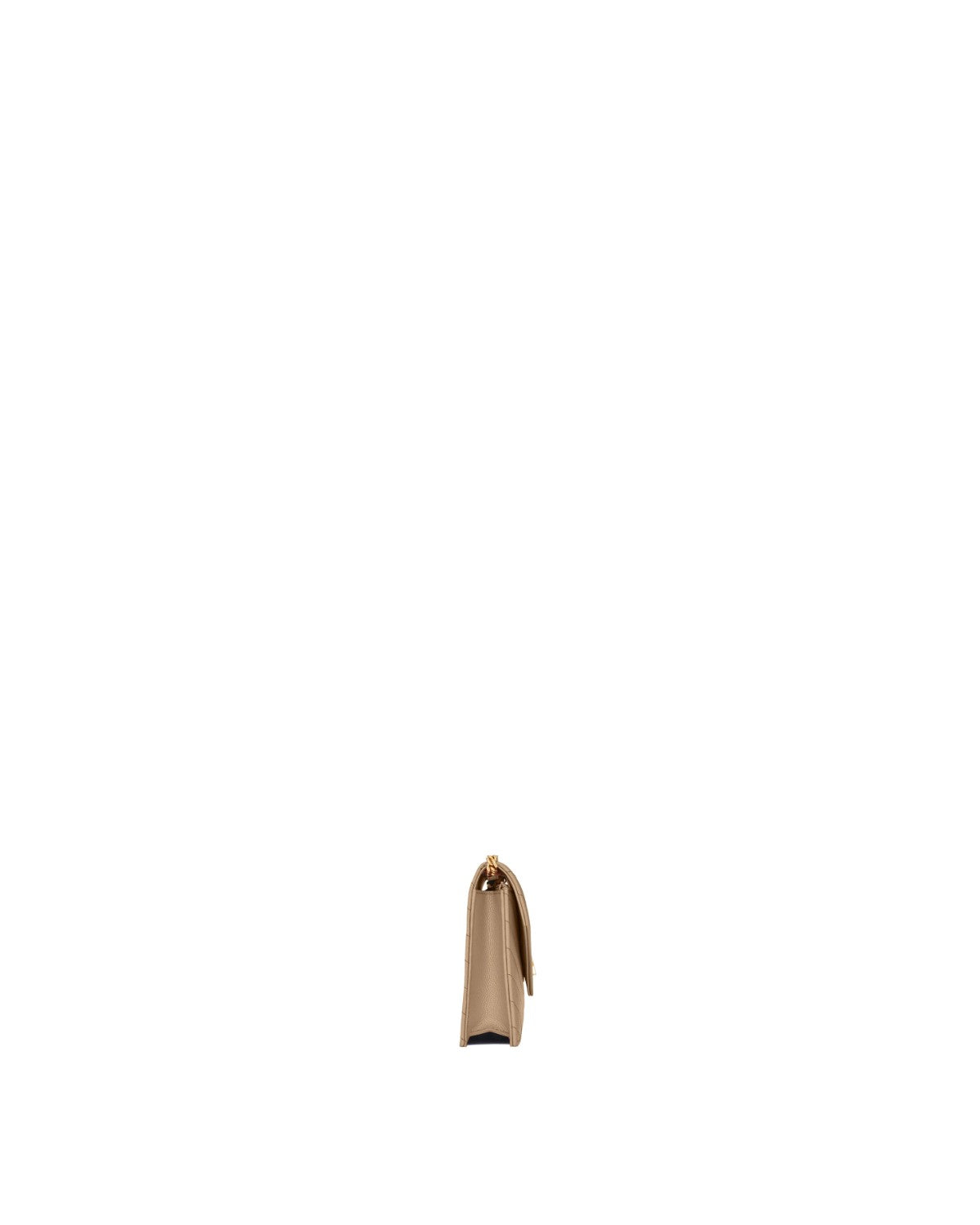 Saint Laurent Cassandre Envelope Chain Wallet Dark Beige · detalle · Premium Avenue